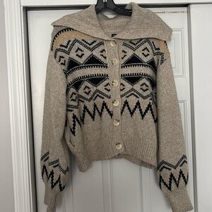 Beige Fairisle Sweater from Who What Wear x Target
